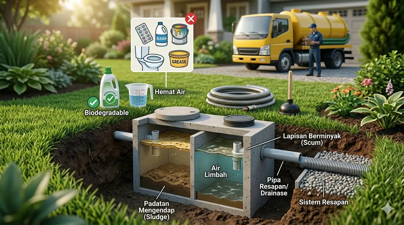 Cara Merawat Septic Tank Agar Tahan Lama