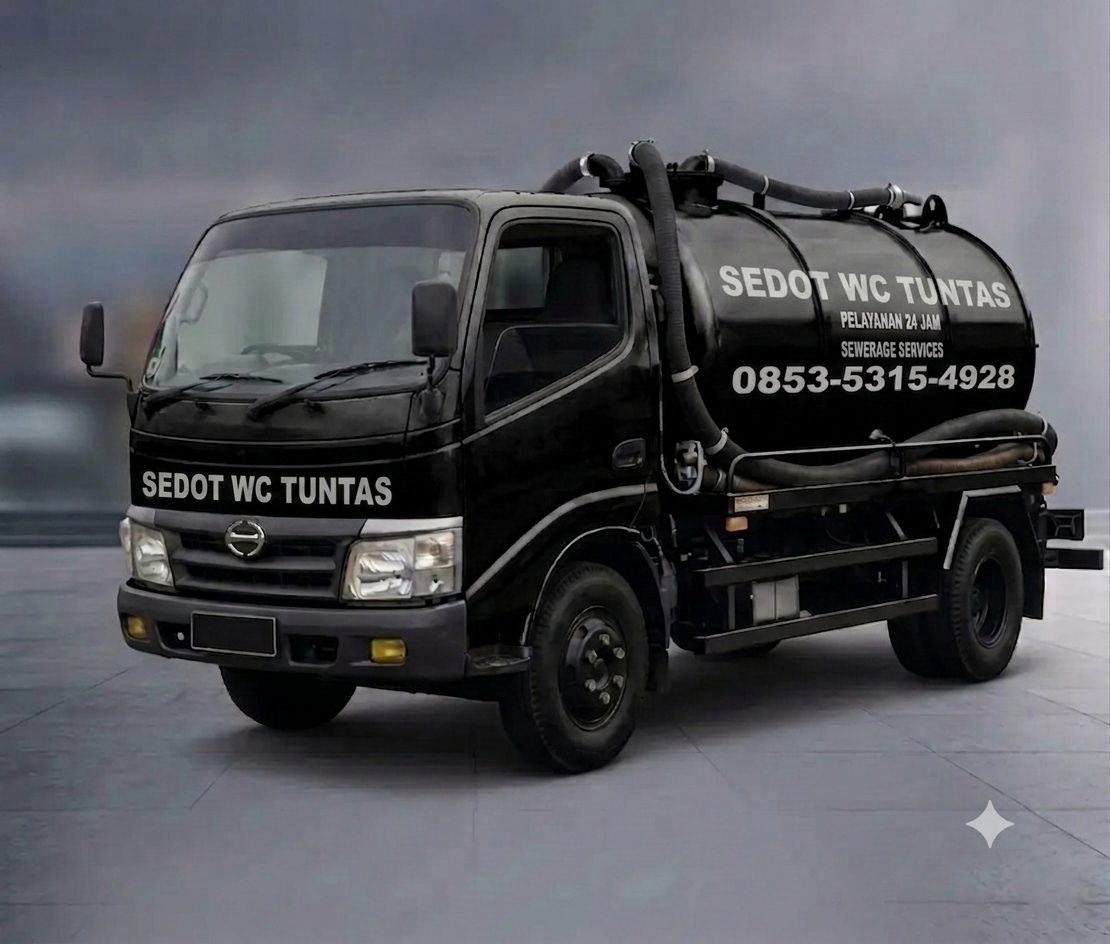 Truk tangki sedot WC Sedot WC Tuntas siap melayani Jakarta 24 jam